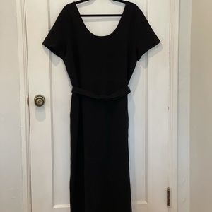 Boden Cotton Scoopneck Midi Dress